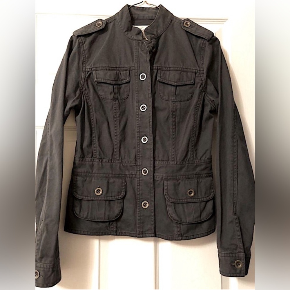 💙 AEROPOSTALE Y2K Blue/Grey Cargo Utility Jacket